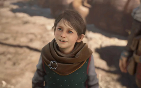 Hugo de Rune video game A Plague Tale: Requiem cute HD Desktop Wallpaper | Background Image