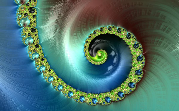  8k Trippy Psychedelic Fractal Wallpaper