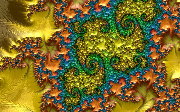  8k Trippy Psychedelic Fractal Wallpaper