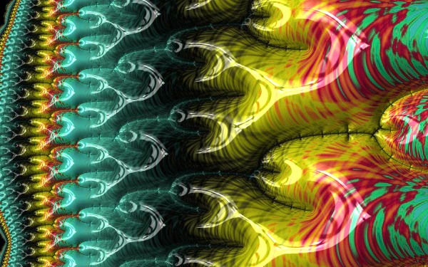  8k Trippy Psychedelic Fractal Wallpaper