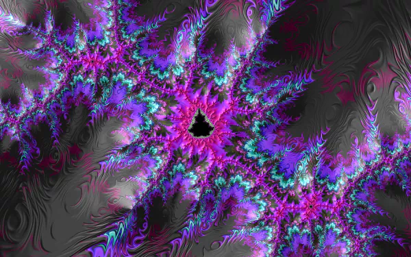  8k Trippy Psychedelic Fractal Wallpaper