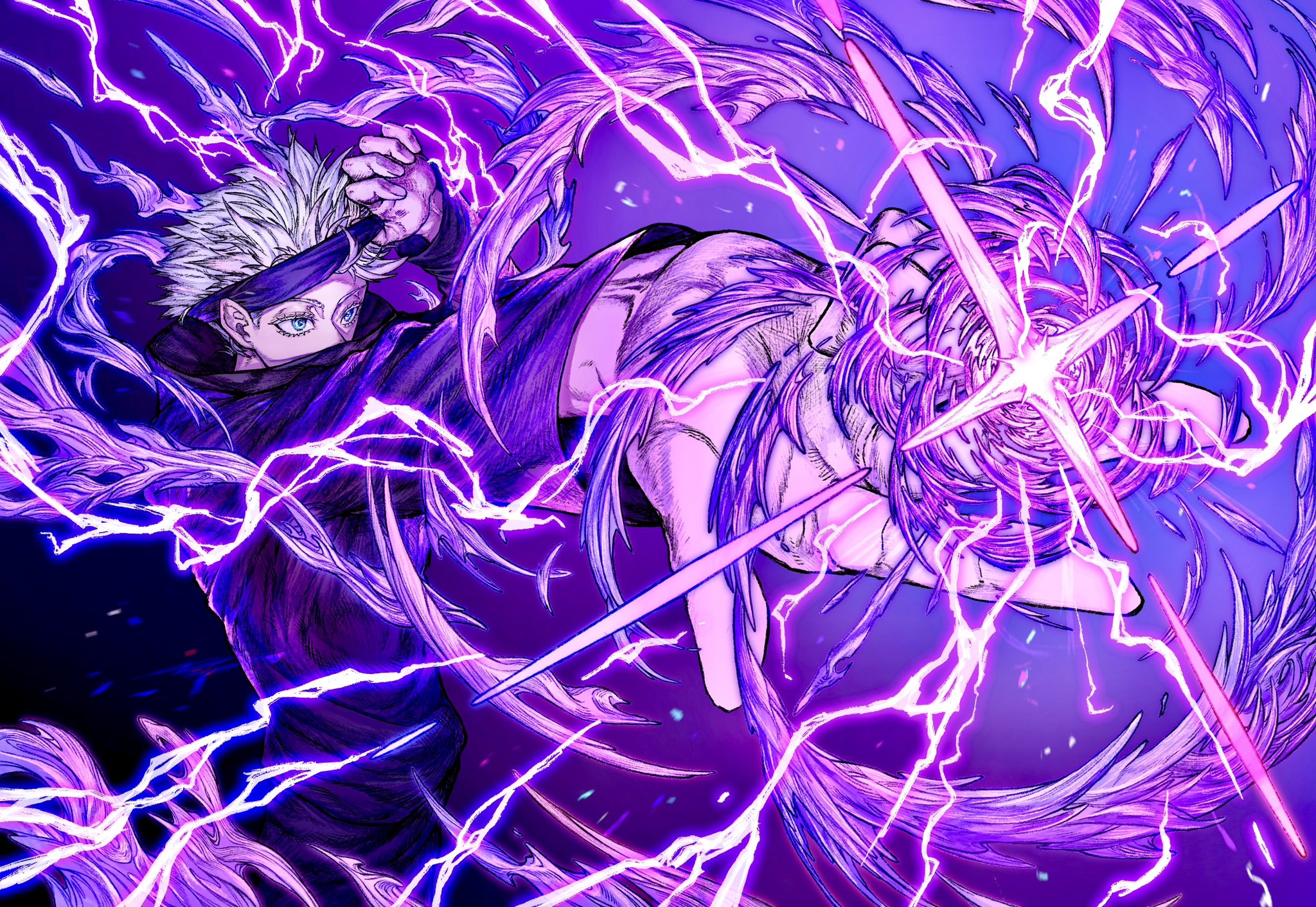 Download Anime Jujutsu Kaisen Satoru Gojo HD Wallpaper By SATOSHI 