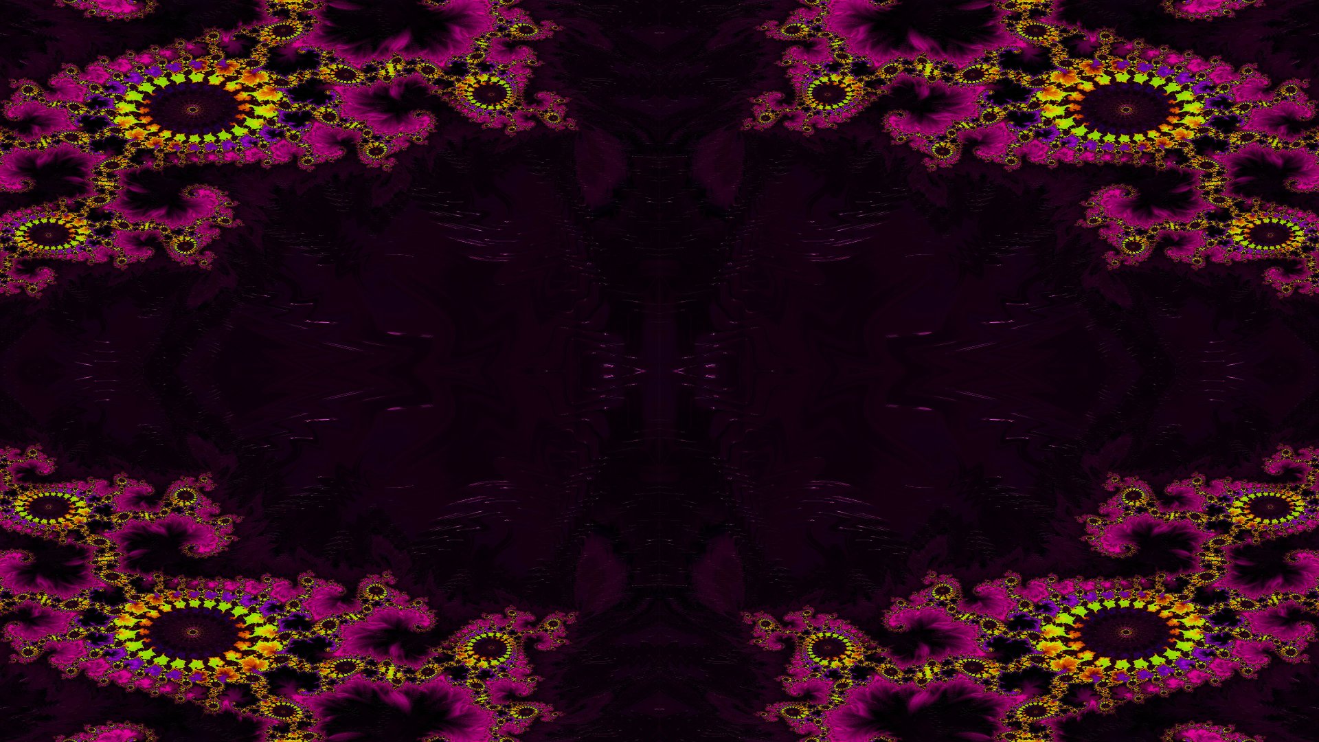 Trippy Psychedelic Fractal 4k Desktop Wallpaper by Dr-Pen