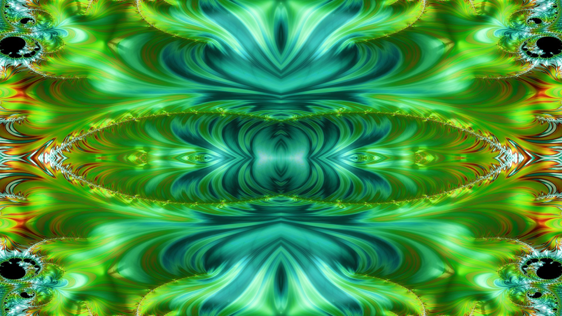 Trippy Psychedelic Fractal 4k Desktop Wallpaper by Dr-Pen