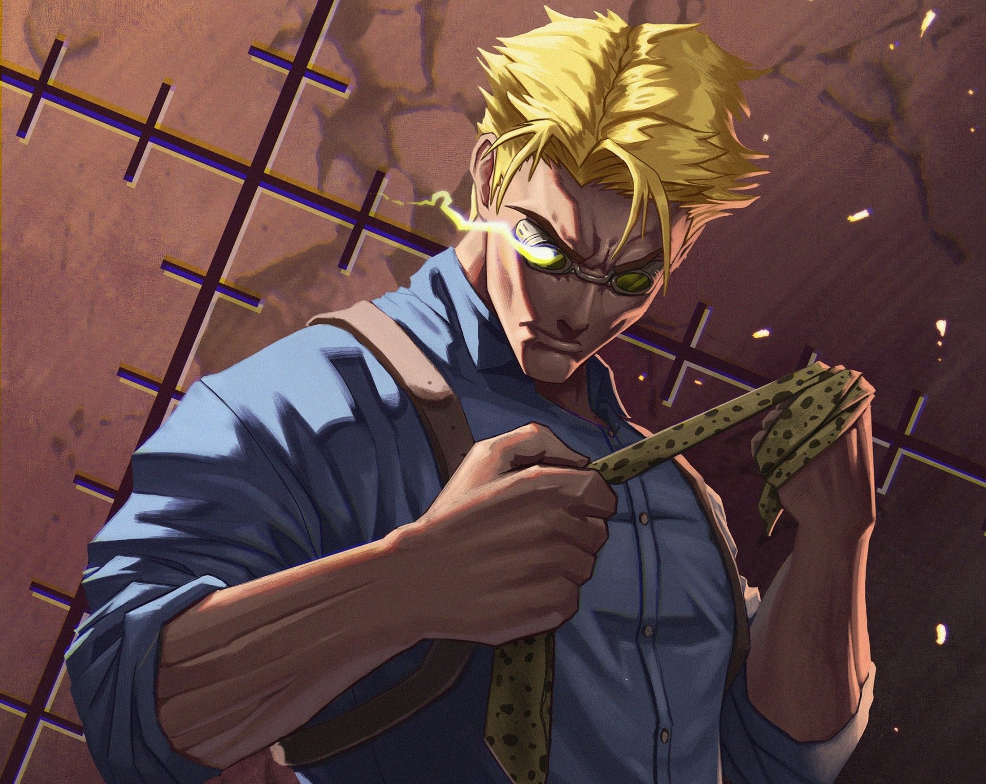 Kento Nanami&rsquo;s Fierce Rage – HD Jujutsu Kaisen Anime Wallpaper by