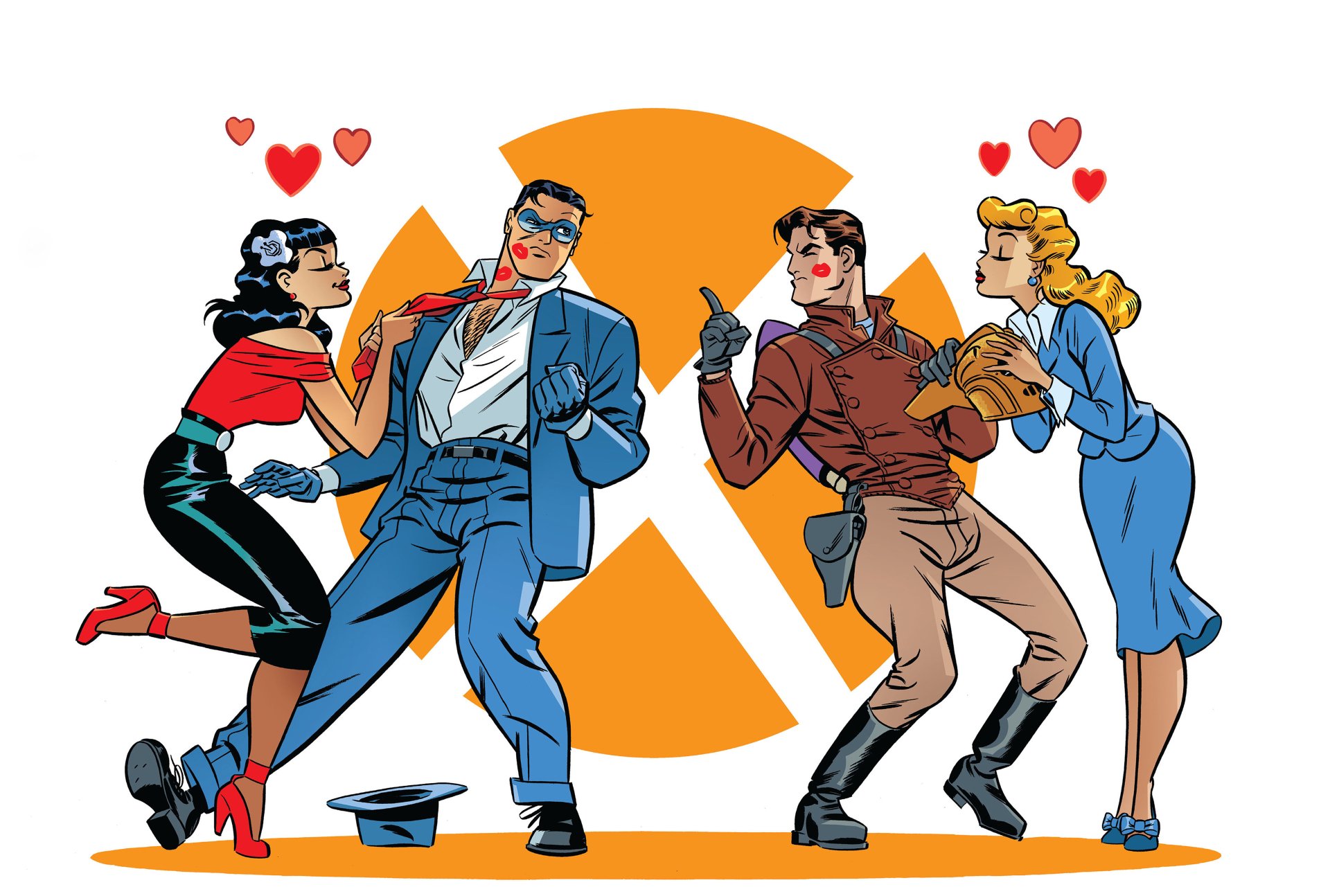 Download Comic Rocketeer/The Spirit: Pulp Friction 4k Ultra HD Wallpaper by Darwyn Cooke