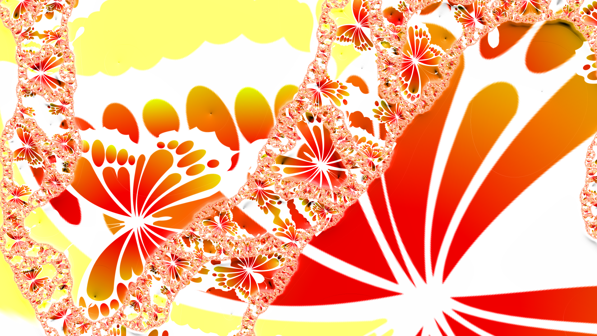 Trippy Psychedelic Fractal Wallpaper by Dr-Pen