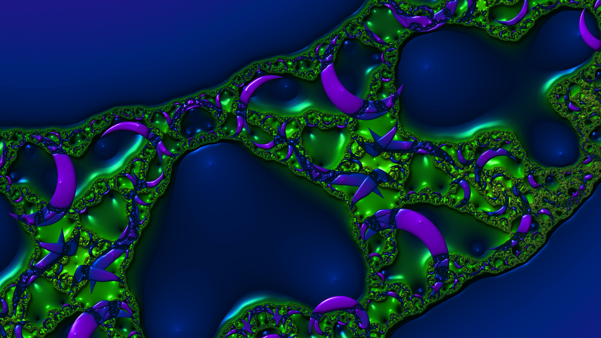 Trippy Psychedelic Fractal Wallpaper by Dr-Pen