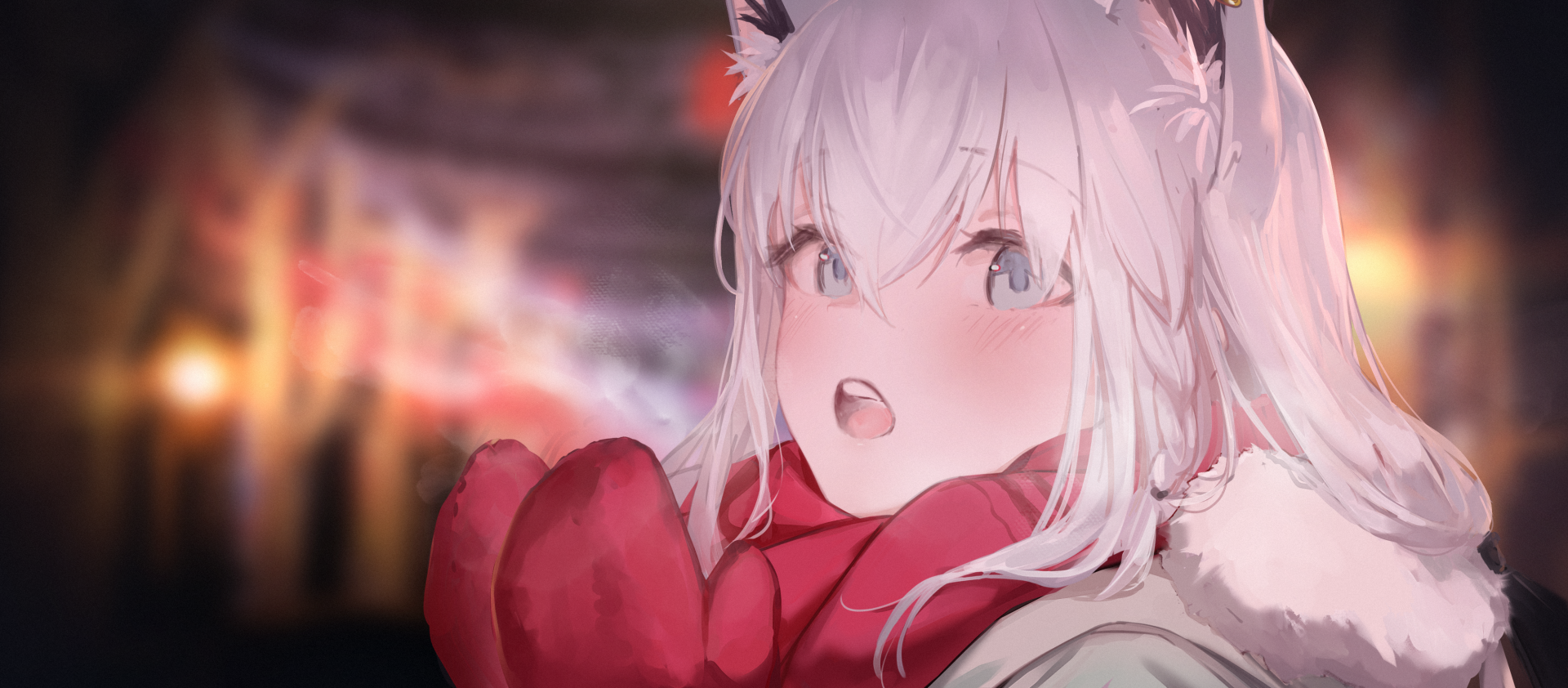 Download Shirakami Fubuki Anime Virtual Youtuber Hololive Girl Anime Girl HD Wallpaper by Hyde
