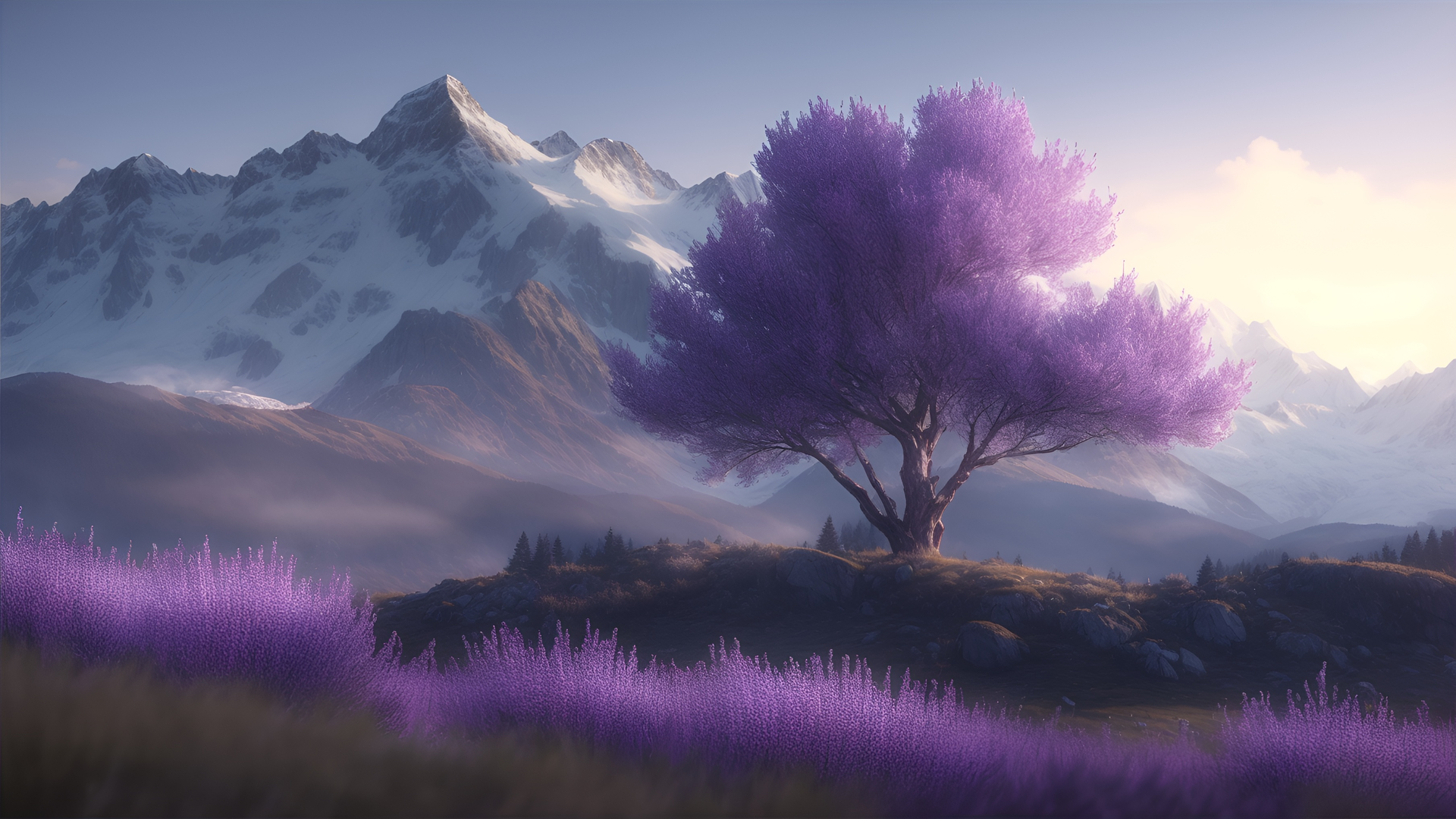 Alpine Landscape by AnimeHead