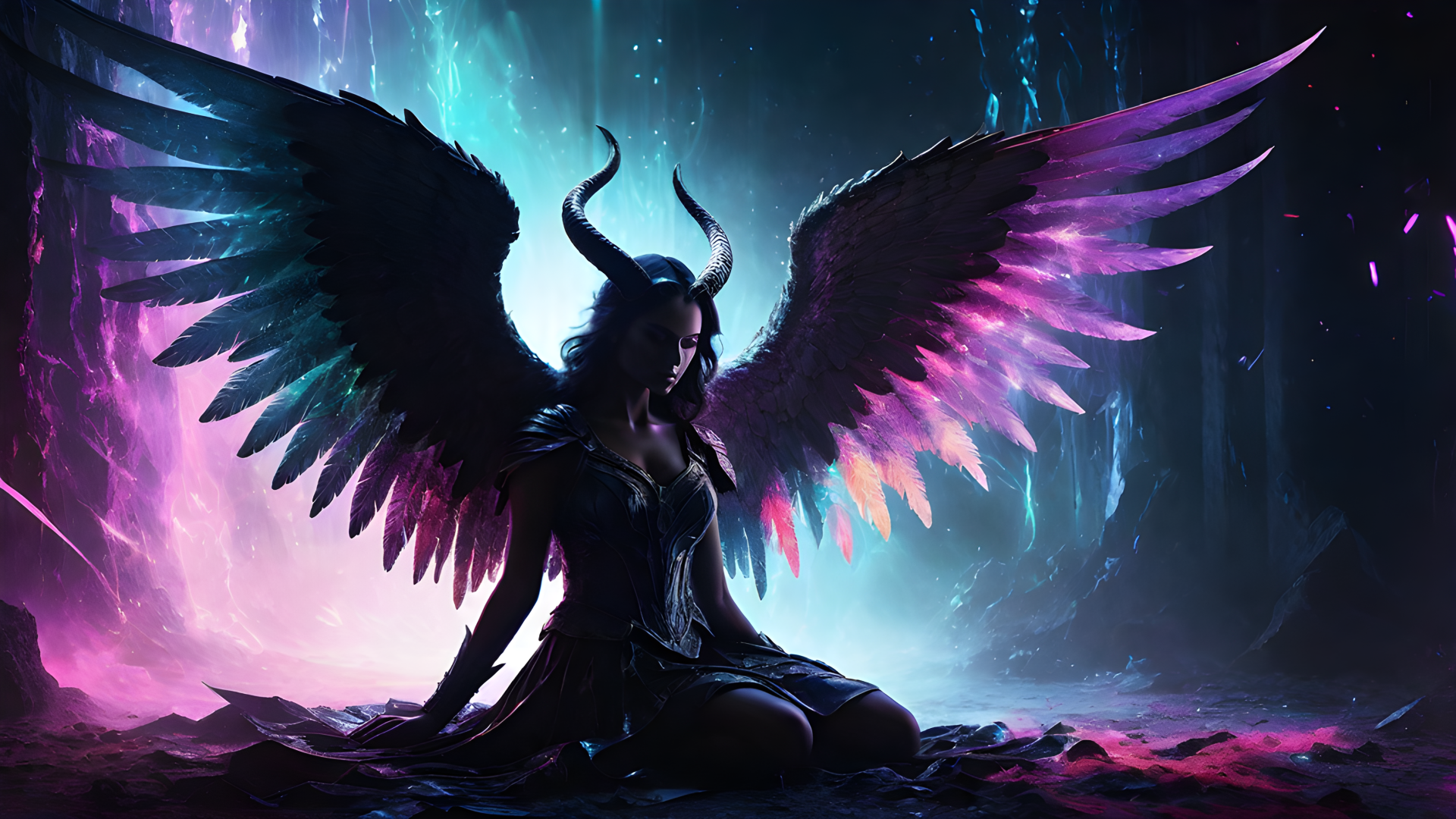Fallen archangel by AnimeHead