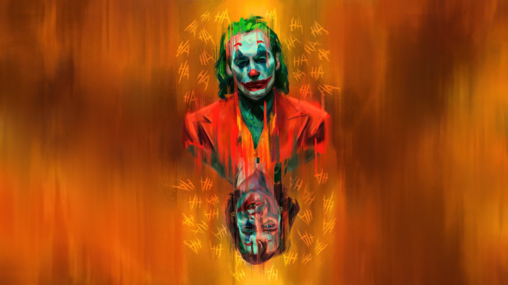 Download Joaquin Phoenix Arthur Fleck Movie Joker Fan Art 4k Ultra HD Wallpaper