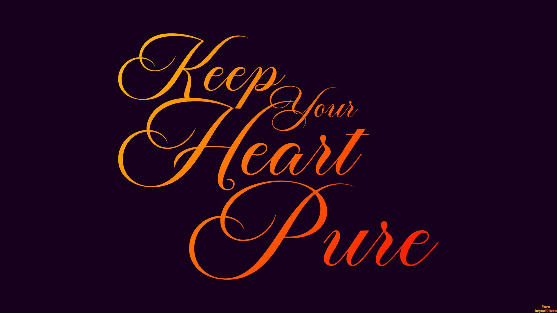 Keep Your Heart Pure by Yara_Deyaa_ElDeen