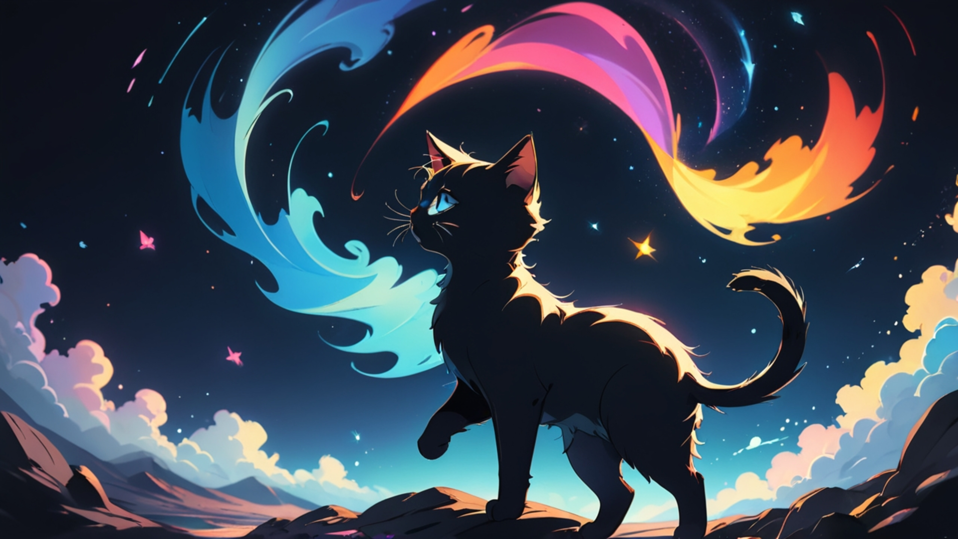 Cat Drawing by AnimeHead