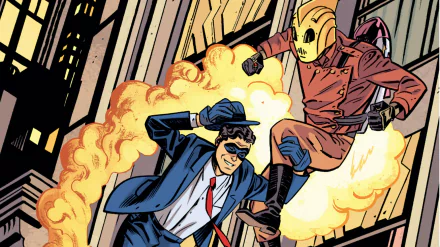 Comic Rocketeer/The Spirit: Pulp Friction HD Desktop Wallpaper | Background Image