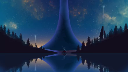 Halo Halo Infinite Sci Fi Science Fiction ringworld HD Desktop Wallpaper | Background Image