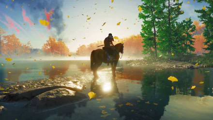video game Ghost of Tsushima HD Desktop Wallpaper | Background Image