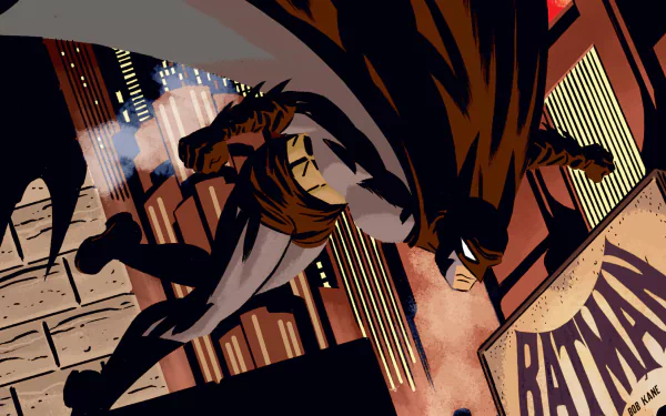 Dark and dramatic Batman desktop wallpaper with a high-definition resolution.