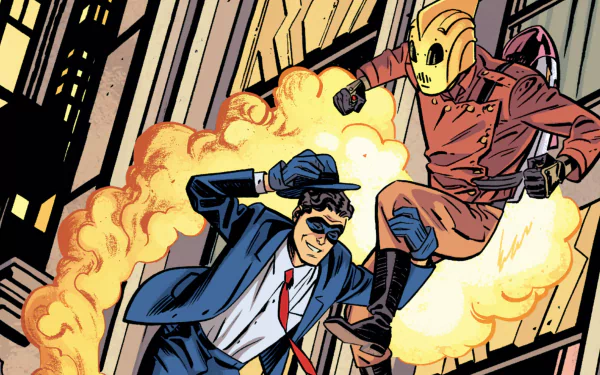 Comic Rocketeer/The Spirit: Pulp Friction HD Desktop Wallpaper | Background Image