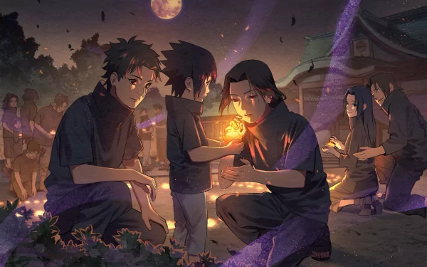 Anime Naruto Shisui Uchiha Sasuke Uchiha Itachi Uchiha Uchiha Clan Konohagakure (Naruto) Sasuke & Itachi HD Desktop Wallpaper | Background Image