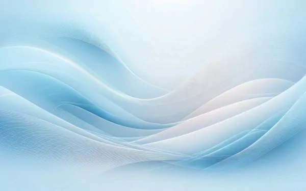 Light blue abstract HD desktop wallpaper with smooth wave patterns and subtle textures.