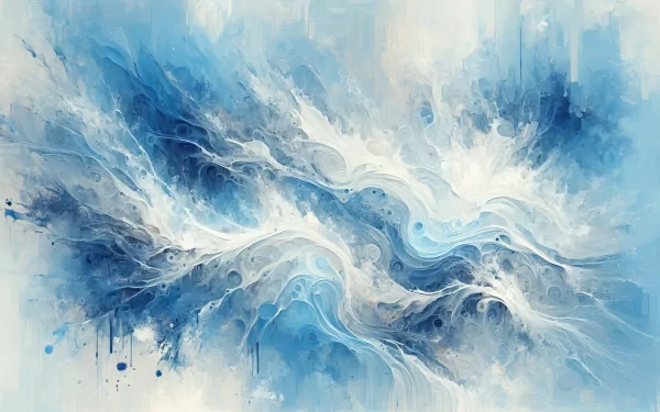 Light blue abstract art HD desktop wallpaper with fluid patterns and textures for background.