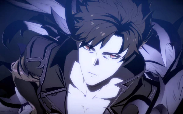 HD wallpaper of a character from Granblue Fantasy Versus: Rising for desktop background.