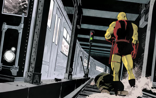 Comic Daredevil: Yellow HD Desktop Wallpaper | Background Image