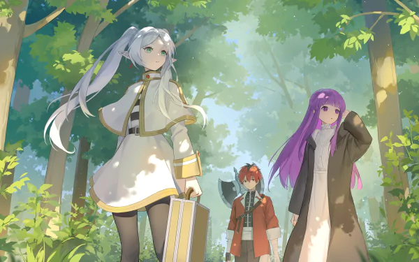 Anime Frieren: Beyond Journey's End HD Desktop Wallpaper | Background Image