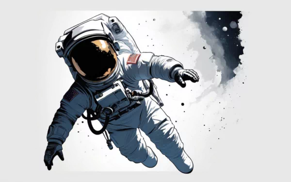  Astronaut in Space