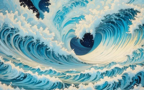  Psychedelic ocean