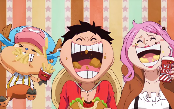 Anime One Piece Jewelry Bonney Monkey D. Luffy Tony Tony Chopper HD Desktop Wallpaper | Background Image