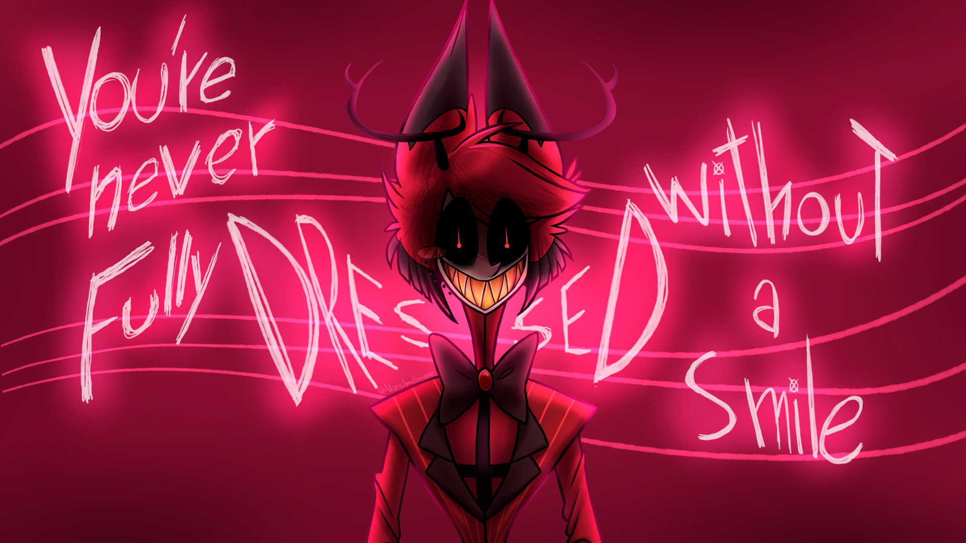 Hazbin Hotel Alastor HD Wallpaper - Vibrant Animated Series Desktop ...