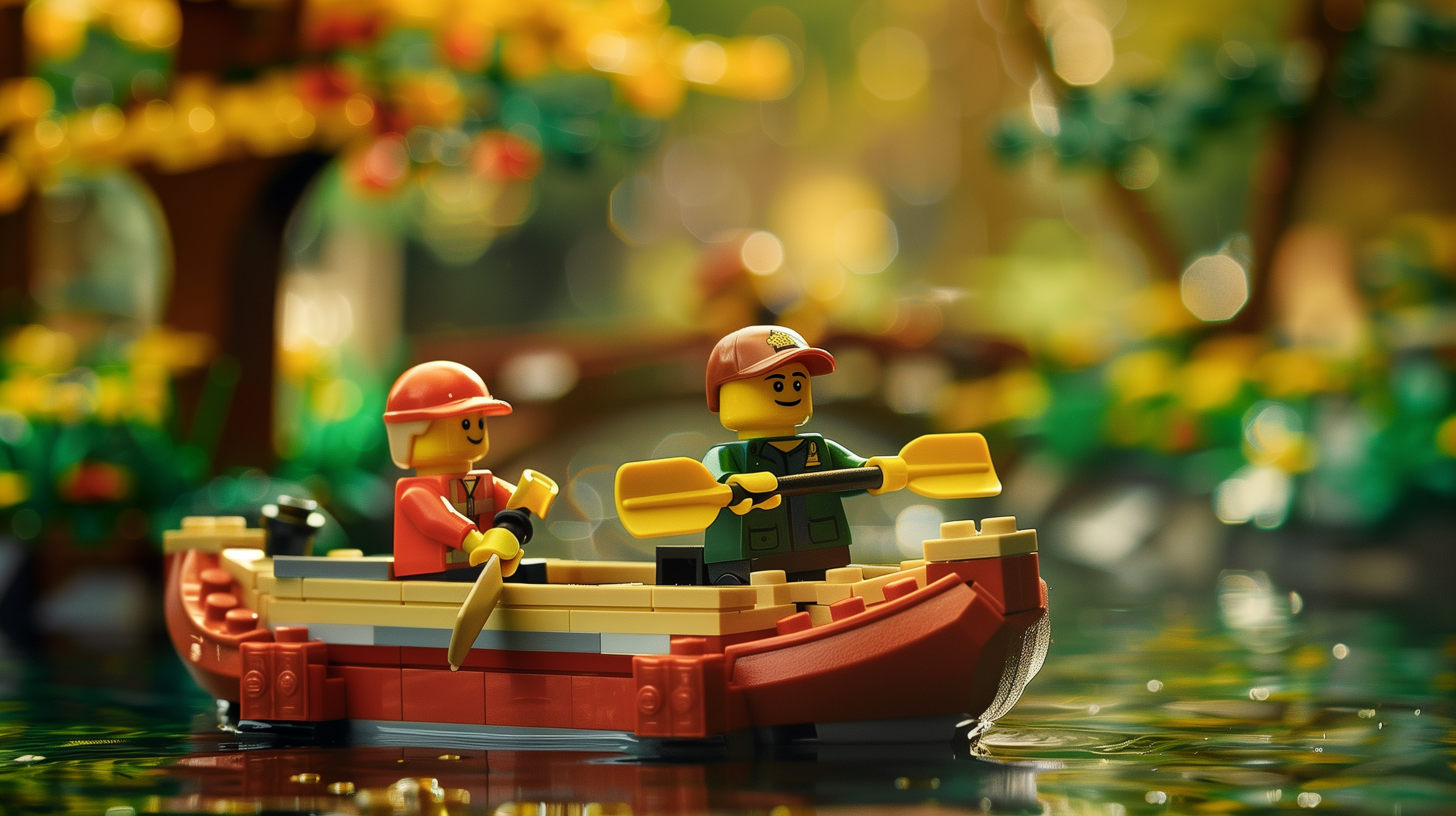 LEGO Adventure Rowboat HD Wallpaper by patrika
