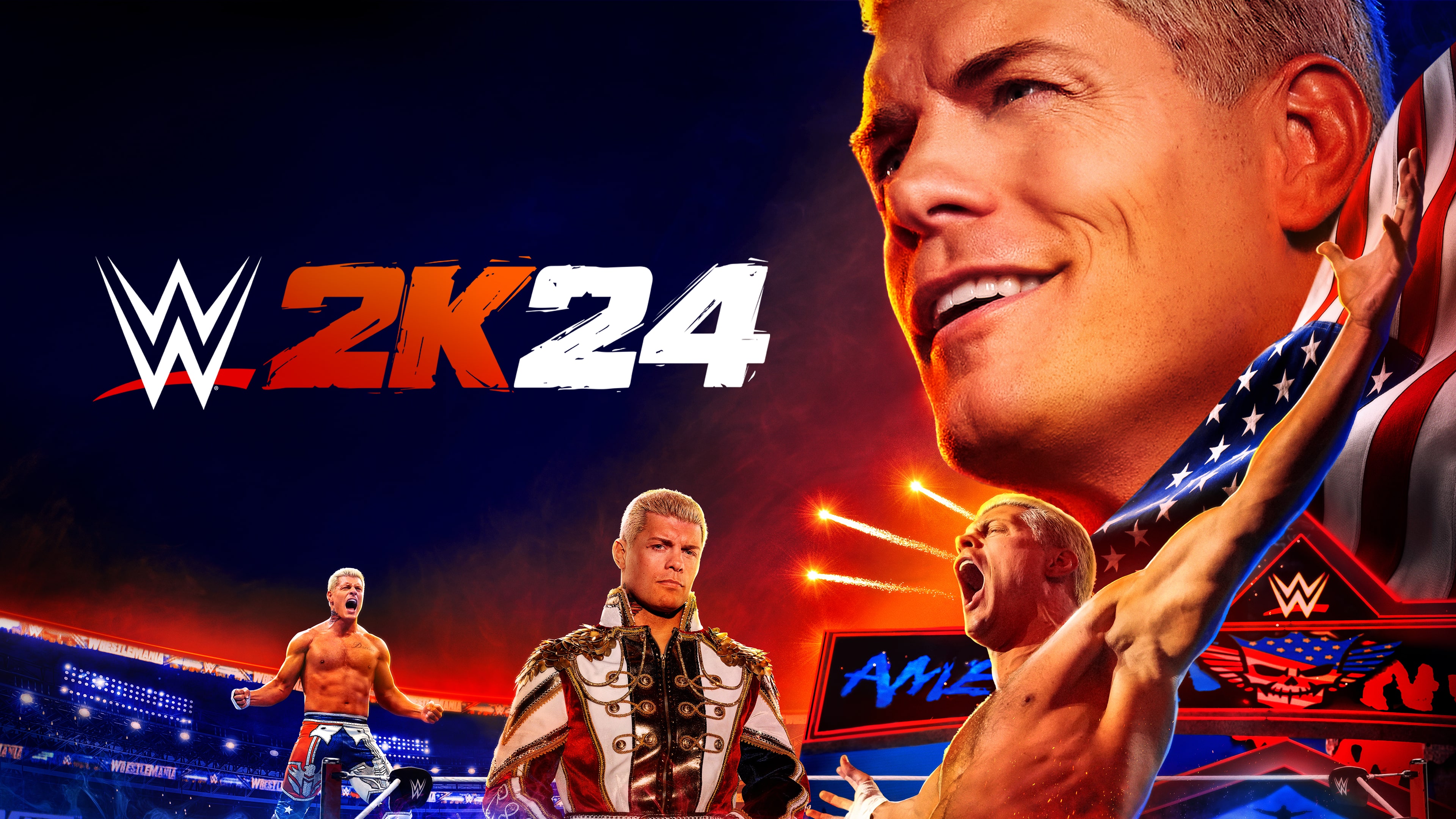 WWE 2K24 Video Game HD Desktop Wallpaper