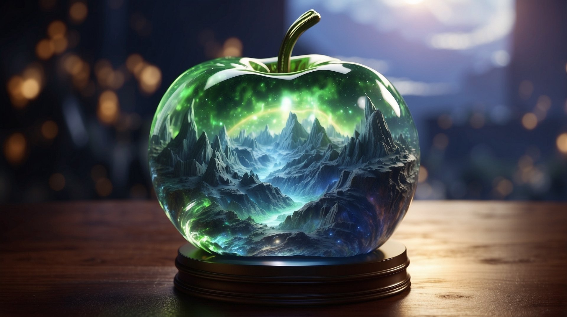 Aurora scene in Crystal apple by AnimeHead