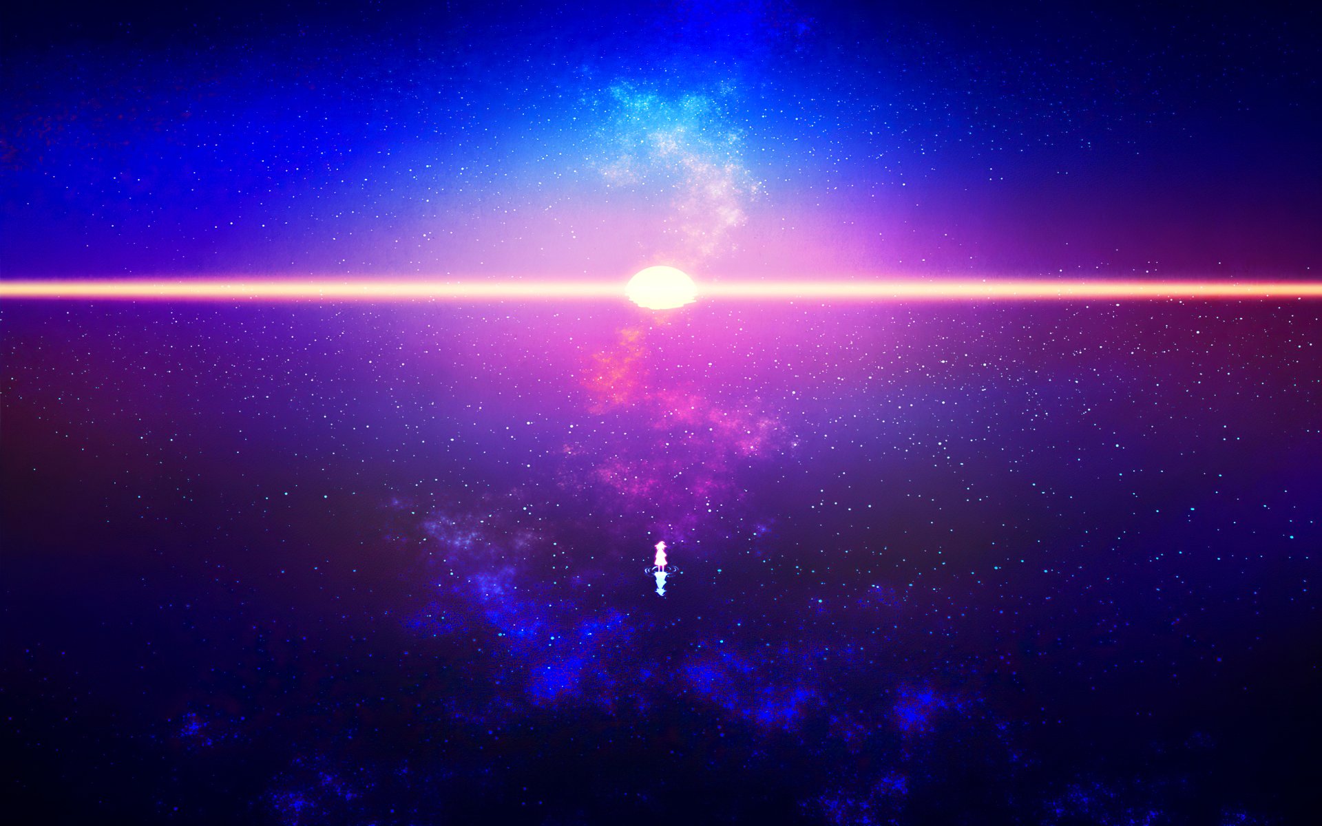 Download Space Stars Digital Art 4k Ultra HD Wallpaper