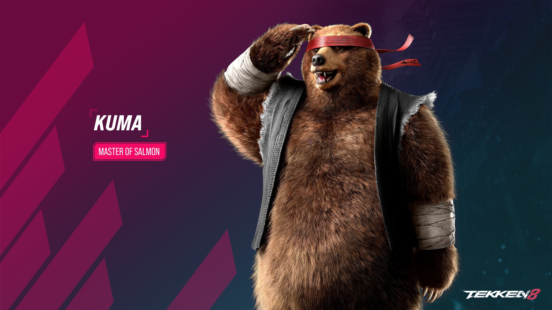 Tekken 8 Kuma HD Wallpaper - Master of Salmon