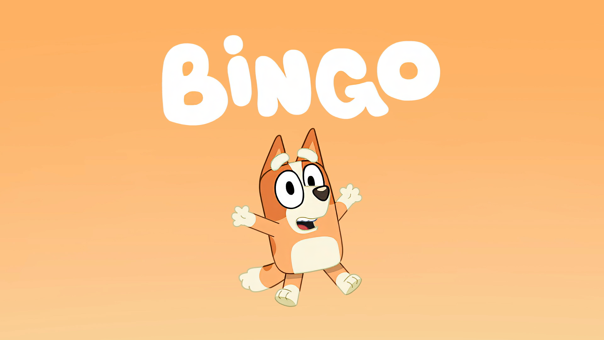 Bluey's Bingo HD Desktop Wallpaper