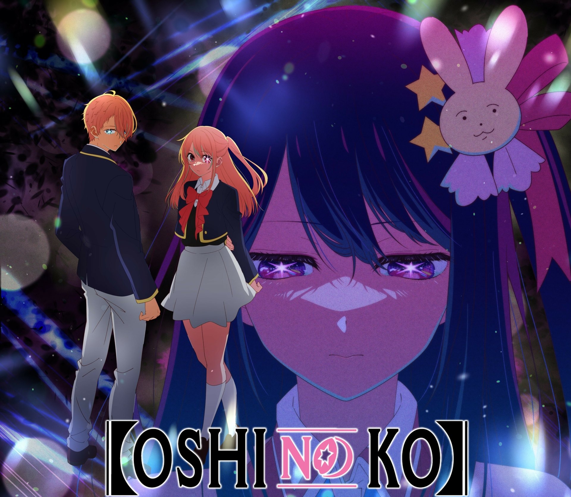 Download Anime Oshi No Ko Aquamarine Hoshino Ruby Hoshino Ai Hoshino 4k Ultra HD Wallpaper