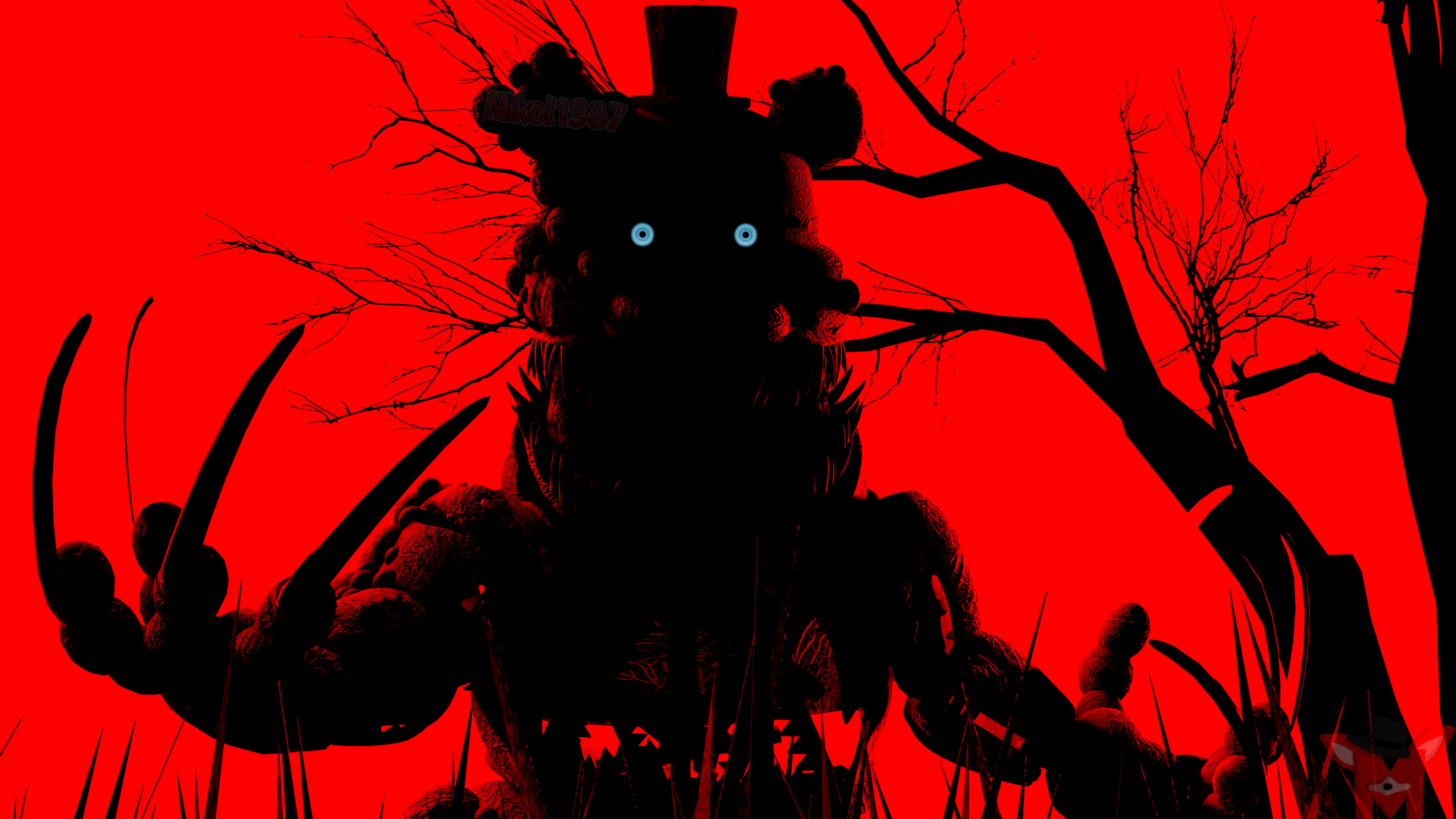 Download Nightmare Fredbear (Five Nights At Freddy's) Video Game Five Nights At Freddy's 4 Five Nights At Freddy's 4k Ultra HD Wallpaper by Mikol1987