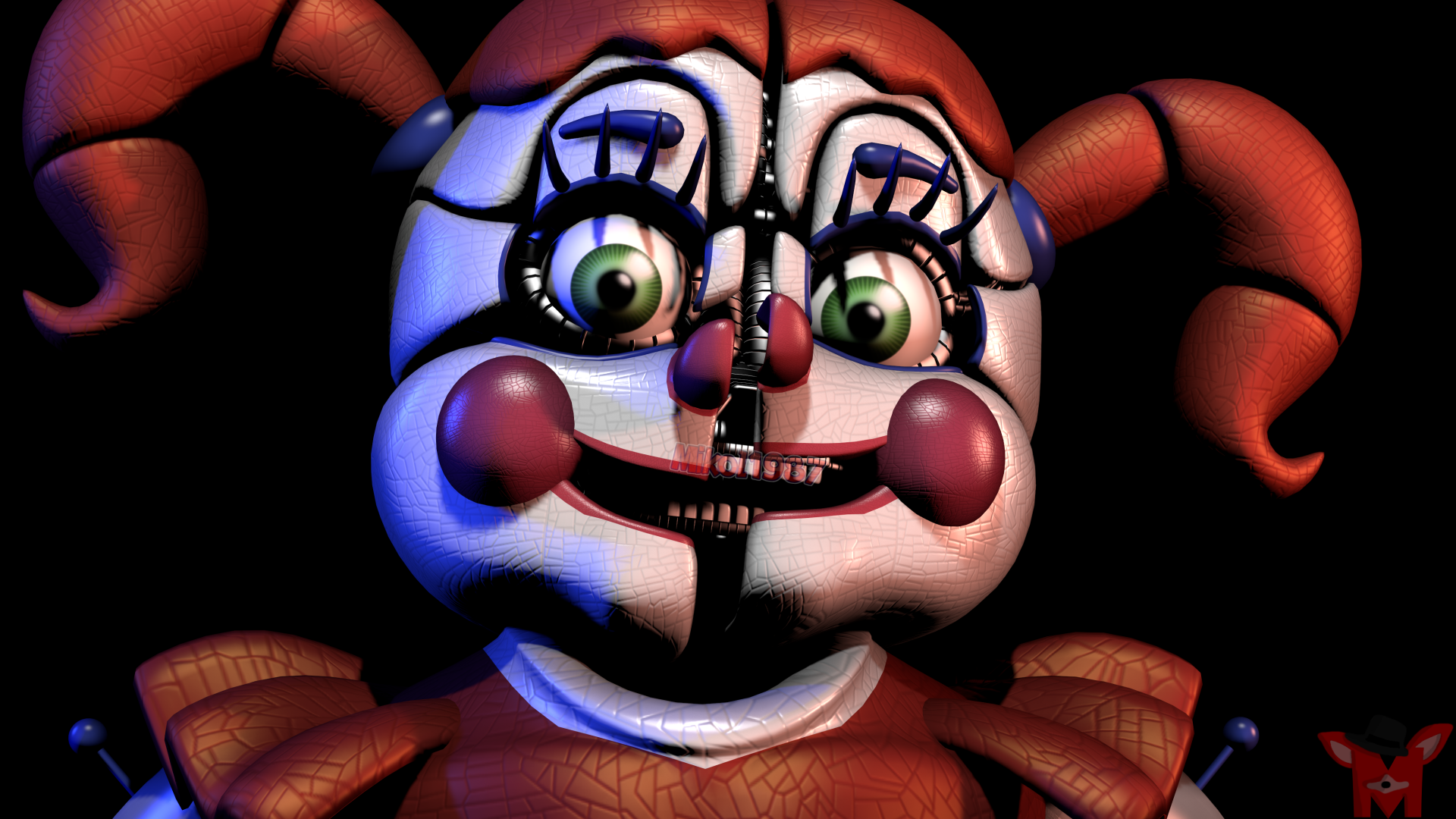 Download Circus Baby (Five Nights At Freddy's) Video Game Five Nights At Freddy's: Sister Location Five Nights At Freddy's 4k Ultra HD Wallpaper by Mikol1987