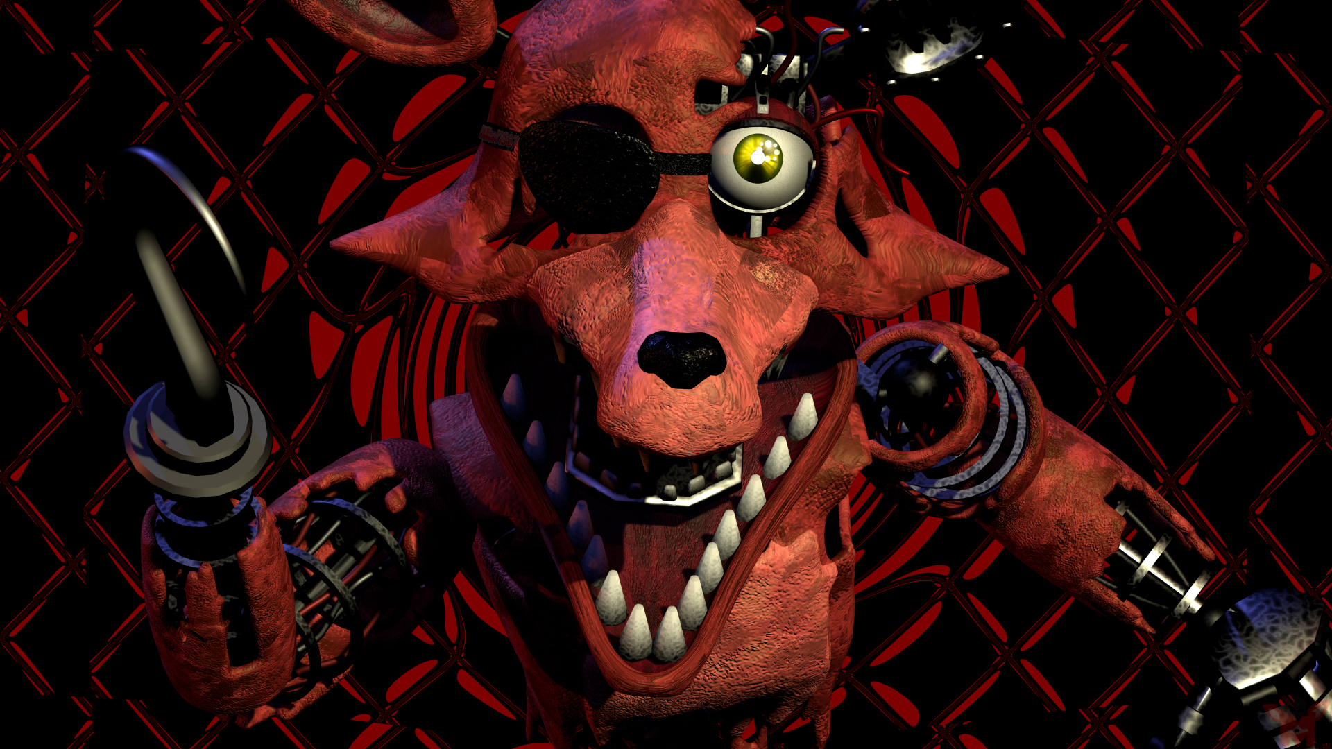 Download Foxy (Five Nights At Freddy's) Video Game Fazbear Entertainment Freddy Fazbear's Pizza Five Nights At Freddy's 8k Ultra HD Wallpaper by Mikol1987