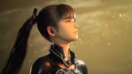 Stellar Blade video game HD wallpaper featuring a female character with a ponytail