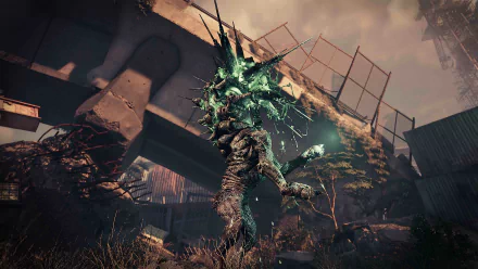 High-definition desktop wallpaper featuring a character from the video game Stellar Blade, set in a post-apocalyptic environment with dramatic lighting and enthralling atmosphere.