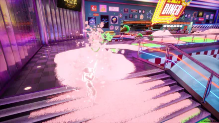 HD desktop wallpaper of Foamstars video game scene with vibrant colors and dynamic action for gaming background.