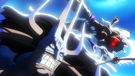  Luffy Kicks Kaido's Ass