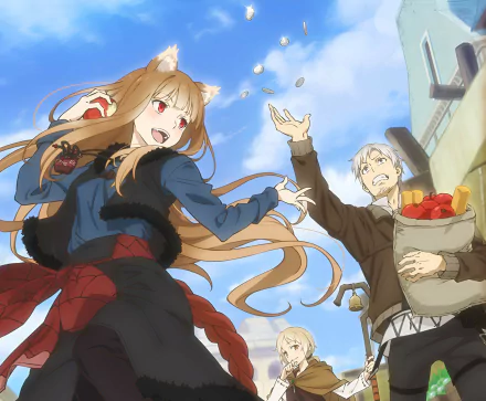 Anime Spice and Wolf HD Desktop Wallpaper | Background Image