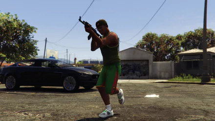  Wallpaper made with Rockstar Editor in GTA V