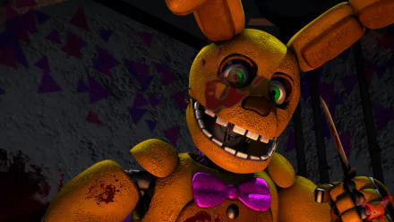 Fazbear Entertainment Freddy Fazbear's Pizza Classic Animatronics Original Animatronics Five Nights at Freddy's HD Desktop Wallpaper | Background Image